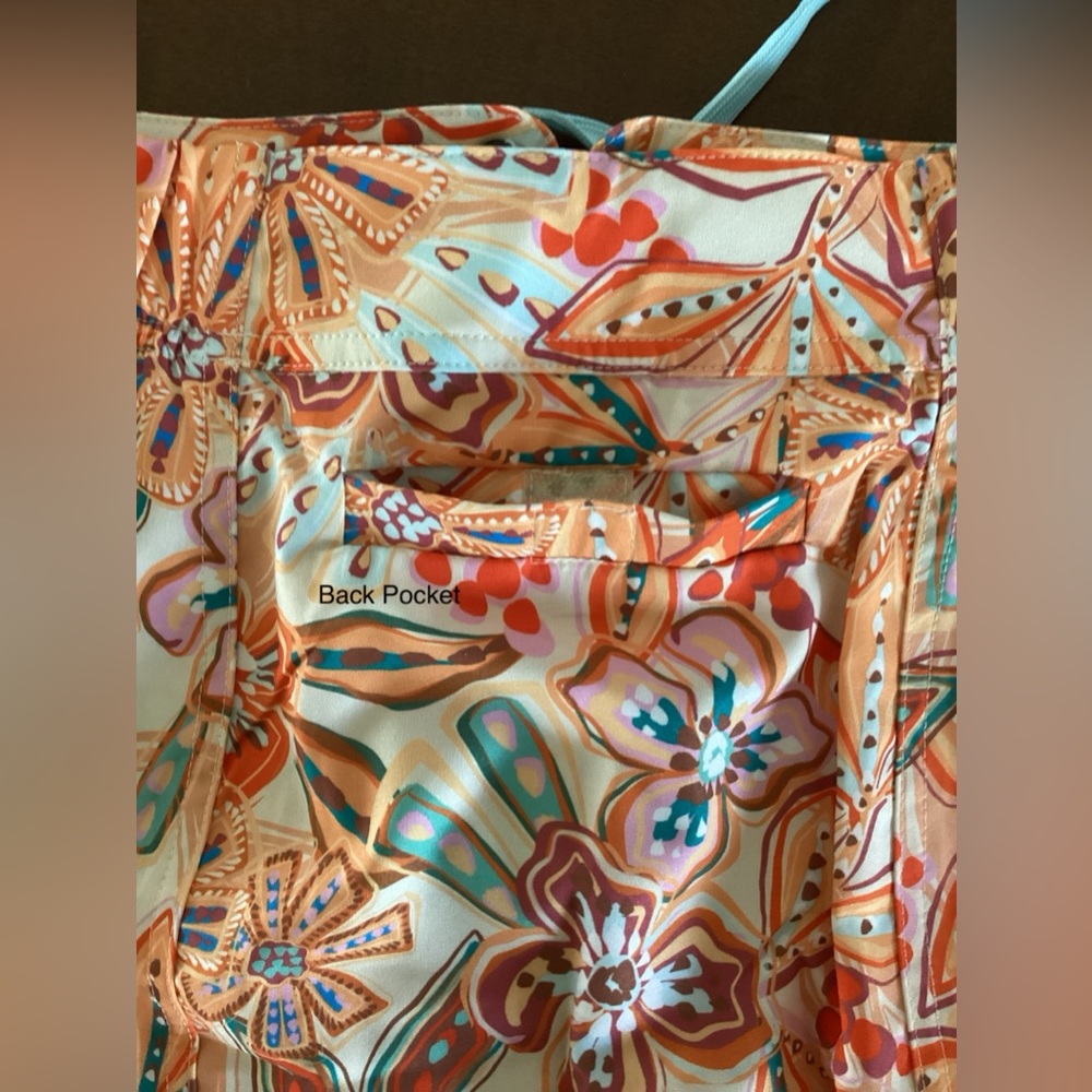 Rip Skirt orange floral XS X Small tropical print - Picture 3 of 6